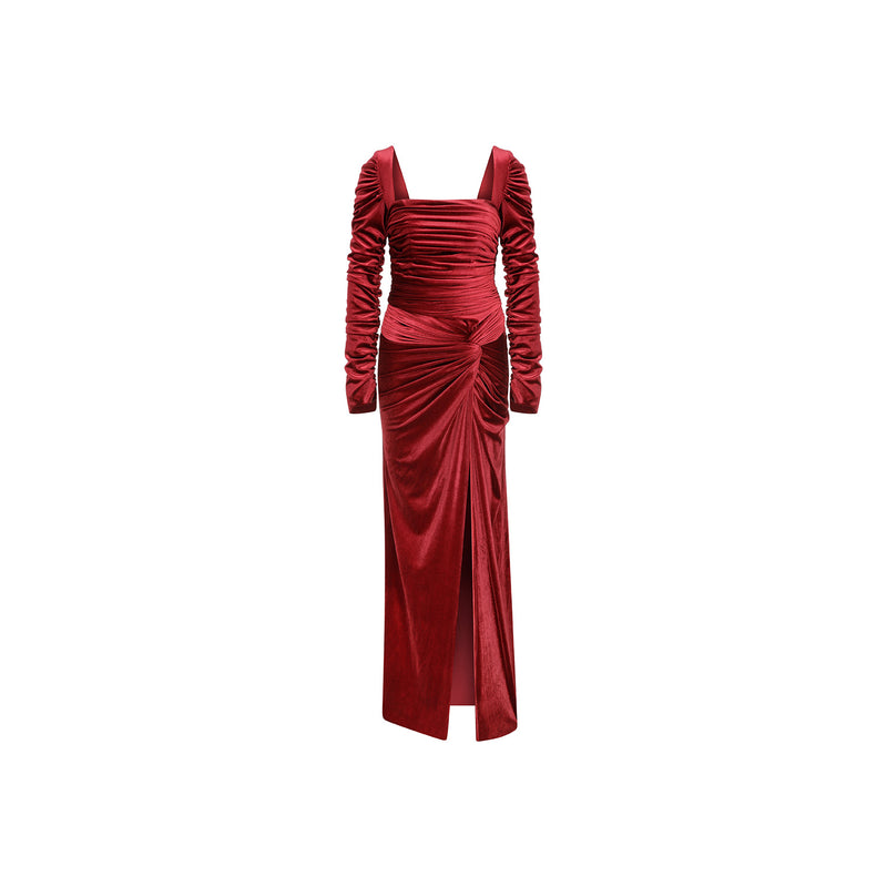dolce gabbana red velvet dress Dolce and Gabbana velvet dress, beautiful